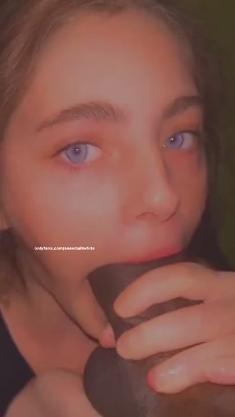 Blue eyed cutie sucks black daddy – Picture Preview