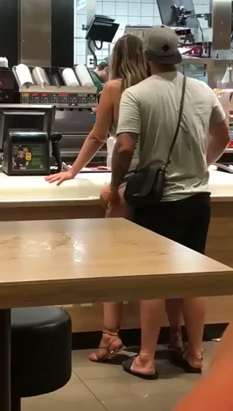 Right in the line at McDonald’s